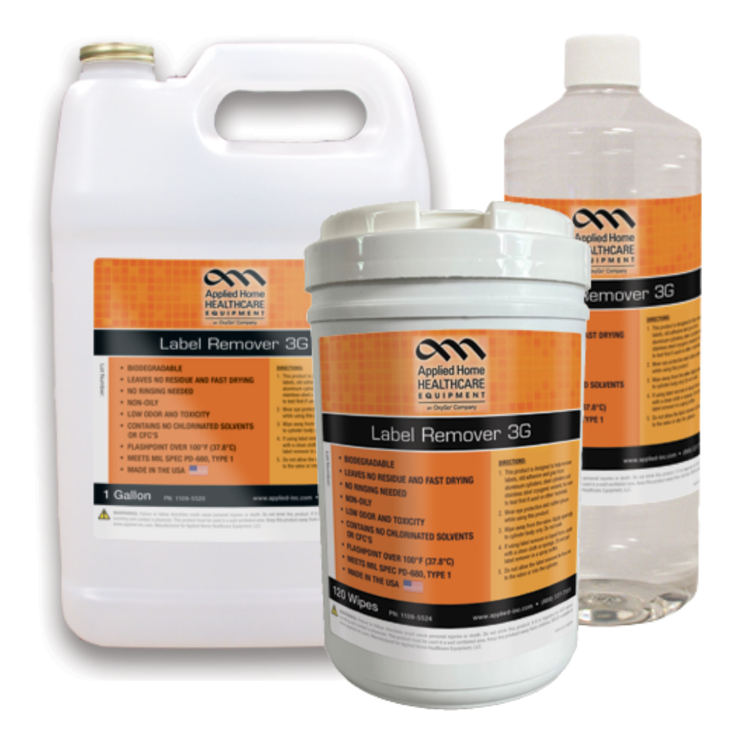 Applied's tough and dirt and adhesive cleaner and wipes.