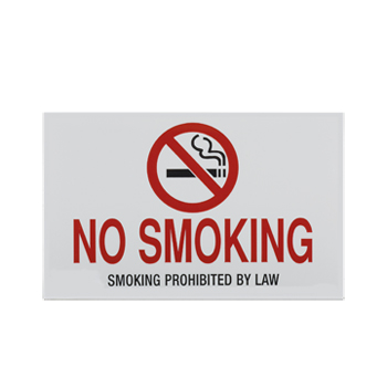 Self Adhesive   No Smoking Picture Sign