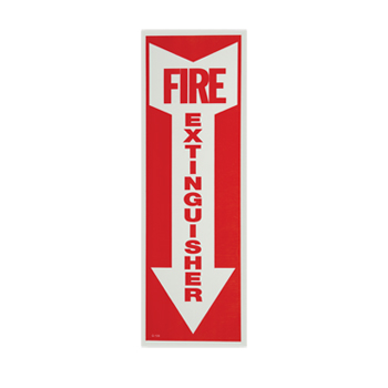 Self Adhesive   Fire Extinguisher Sign