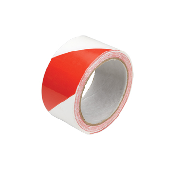 Safety Warning Tape for Floors Striped Red/White