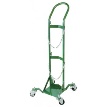 Rollling Cylinder Stand w/Dolly Style Handle and Casters