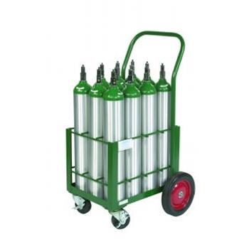 Cylinder Cart w/4 Wheels   Holds 12 E Cylinders