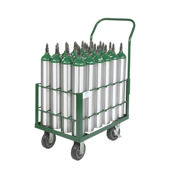 Heavy Duty Cylinder Cart w/four 6