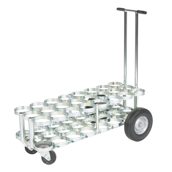 Cylinder Cart   Holds 24 D/E Cylinders