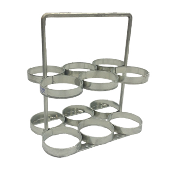 Cylinder Carrier with Handle   Holds 6 Cylinders