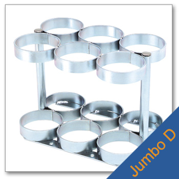 Jumbo D Cylinder Rack   Holds 6 Cylinder