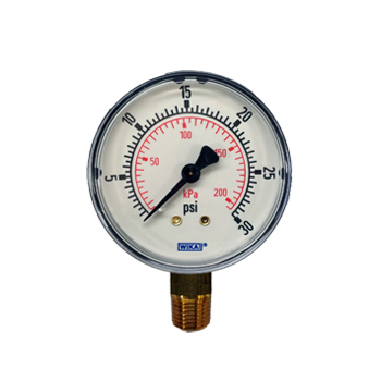 Low Pressure Gauge 2.5 inch Diameter