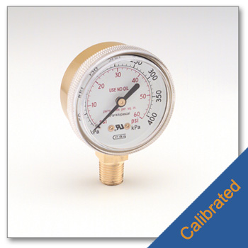 Replacement Low Pressure Gauge 0 to 60 psi Calibrated