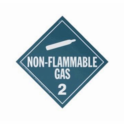 Rigid Plastic Non Flammable Placard 