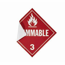 Flammable Gas Adhesive Placard