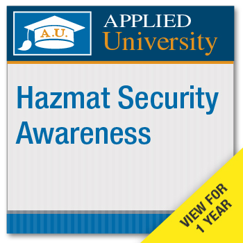 HazMat Security Awareness On Demand Class Subscription