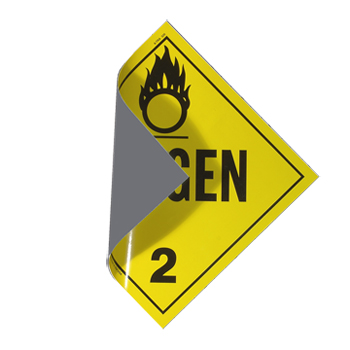 Magnetic Oxygen Placard