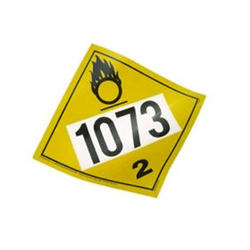 Magnetic Oxygen 1073 Placard