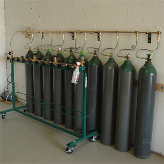 OxySupply Base: 10 Cylinder Supply