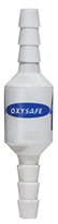 OxySafe thermal fuse designed to stop the flow of gas in cannula fires.